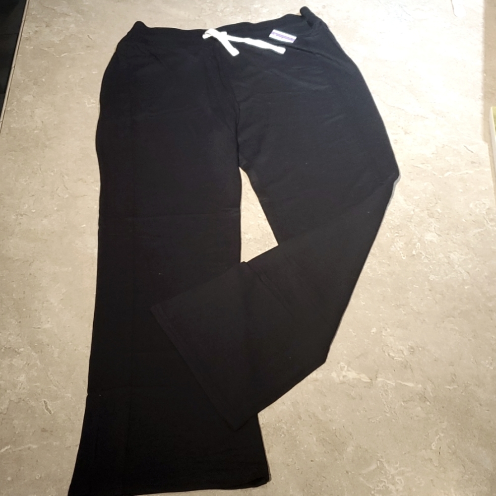 Zella Black Lounge Pajama Pants XL 14/16 - Picture 1 of 2